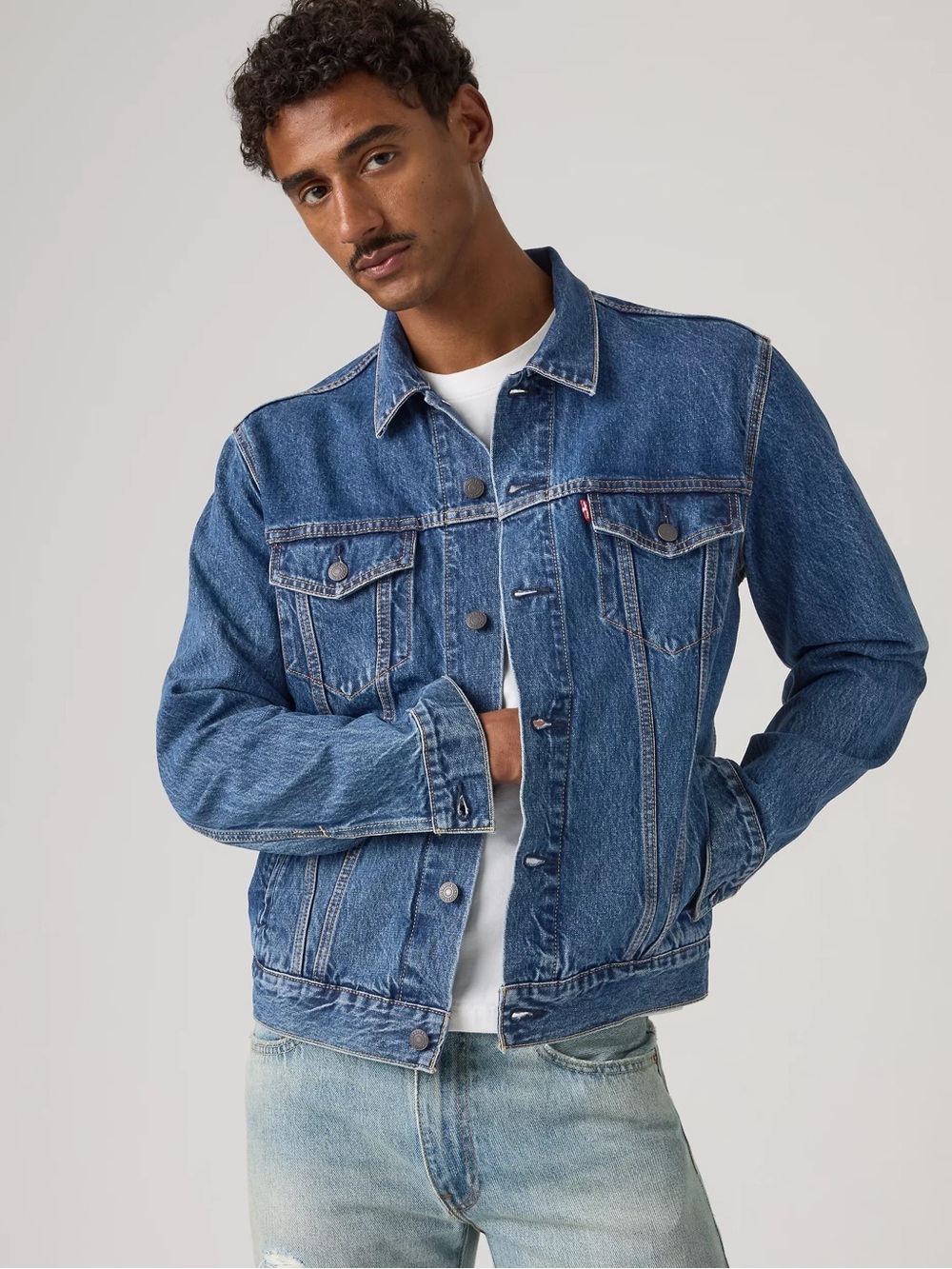 Levi’s Trucker Denim Jacket in Million Dollar Dark Wash